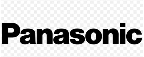 Panasonic logo in bold black text