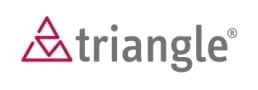 Triangle Tools registered trademark logo with burgundy geometric symbol and gray text